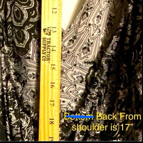 Whimsigoth Y2K Baby Doll Maxi Dress 4/6 Halter V-neck Stretchy Black Grey Floral - Picture 12 of 12